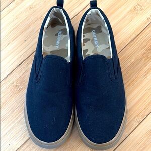 Old Navy Boys Black Slip-On Loafers Shoes